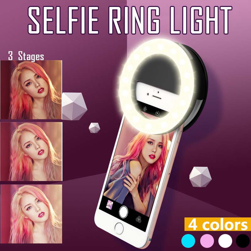 Photography Lighting Stick - Lampu Cincin Swafoto LED Mode Penyesuaian
