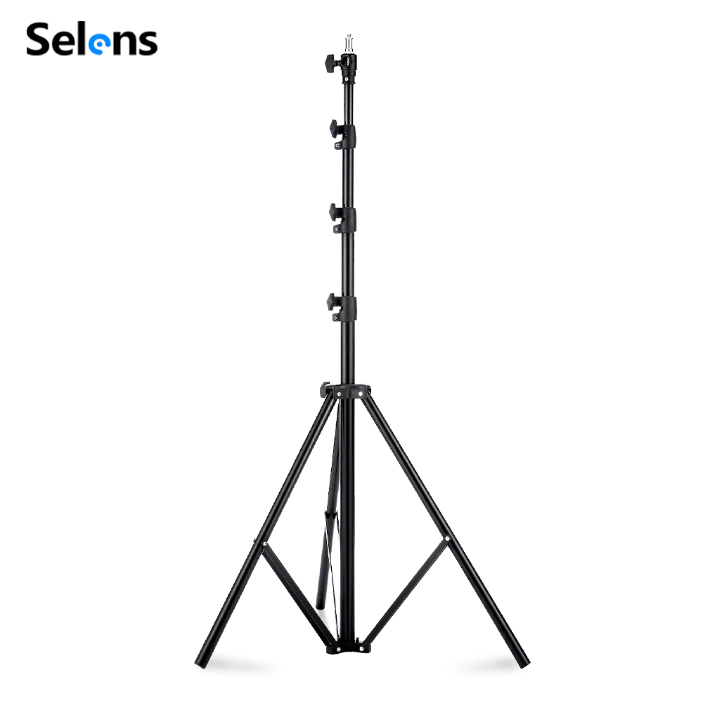 Photography And Videography Lighting - Statif Lampu Selens 2.2~3.95m dengan Bantalan