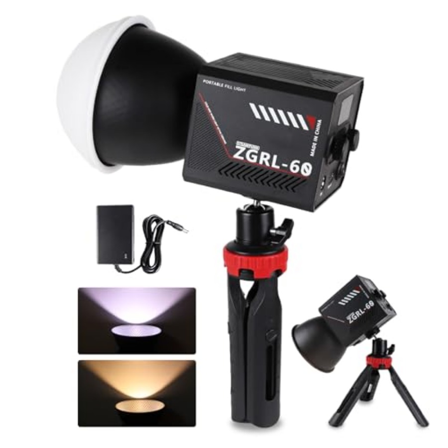 Photography Lighting Video - Lampu Video LED COB 60W Portabel