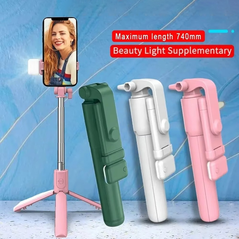 Photography And Videography Lighting - Tripod tongkat selfie portabel yang dapat