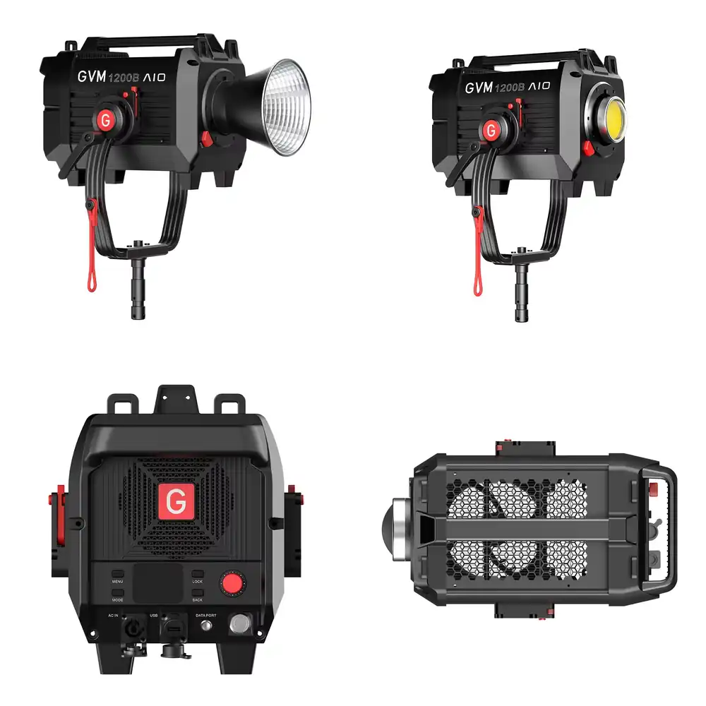 Photography Lighting Video - GVM SD1200B AIO 1200W Lampu Sorot