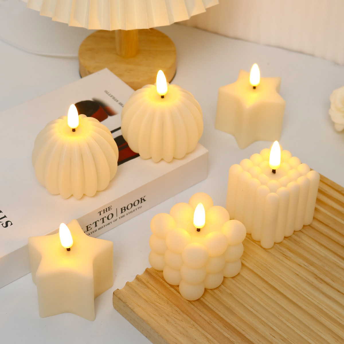 Lilin LED Kubus untuk Dekorasi - Photography Of Lighting ulasan dan harga