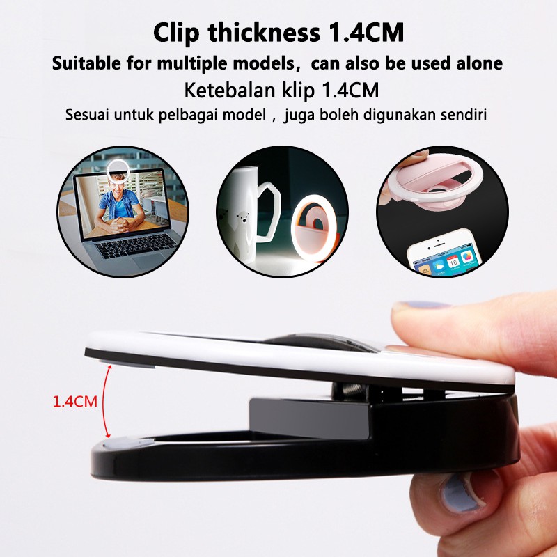 Lampu Cincin Swafoto LED Mode  - Photography Lighting Stick ulasan dan harga