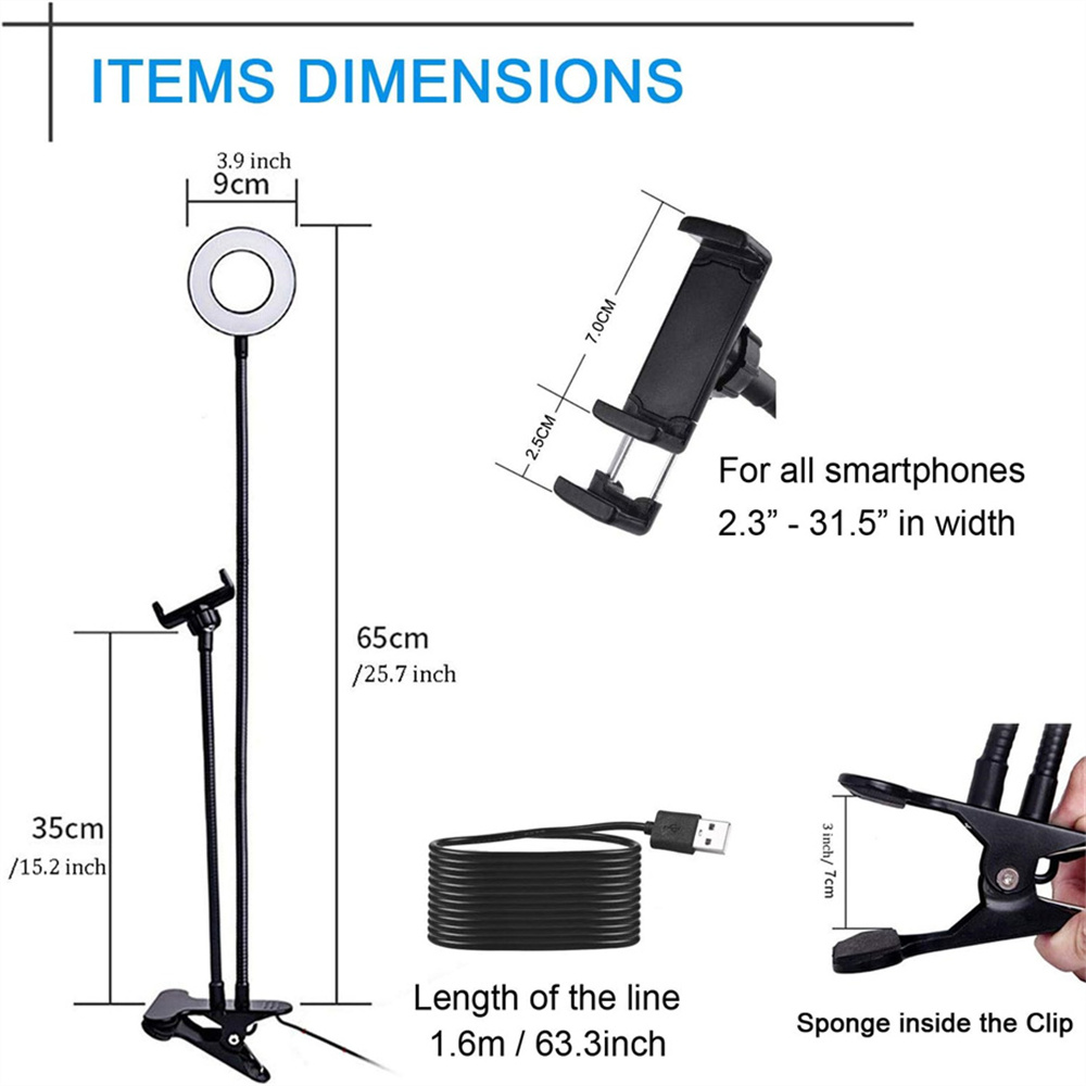 Dudukan Ponsel Fleksibel Unive - Photography Lighting Stick ulasan dan harga