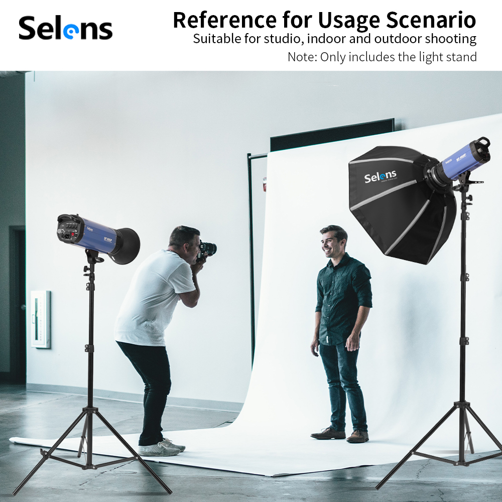 Statif Lampu Selens 2.2~3.95m  - Photography And Videography Lighting ulasan dan harga