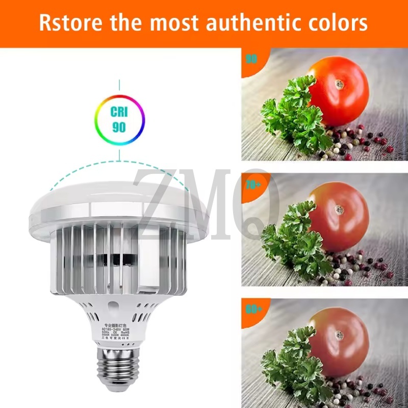Lampu E27 85W 155W 3200K-5500K - Photography Lighting Video ulasan dan harga