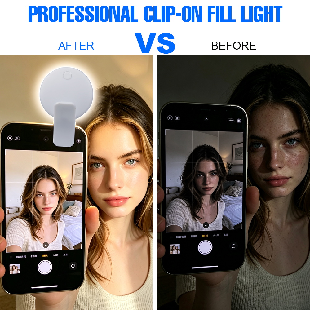 Lampu Selfie LED Clip 3 Tingka - Photography Lighting Stick ulasan dan harga