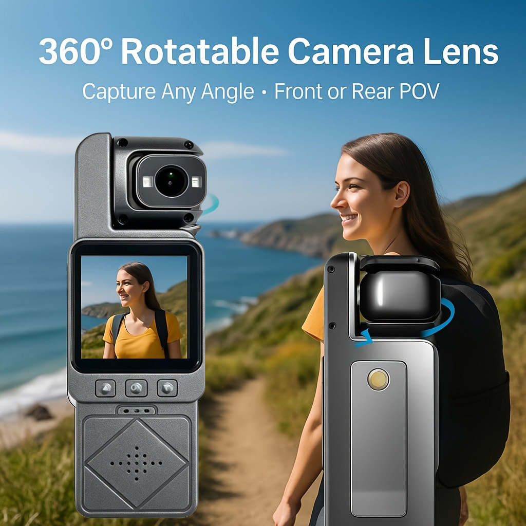 Kamera Aksi Genggam DV02 4K HD - Photography And Videography Lighting ulasan dan harga