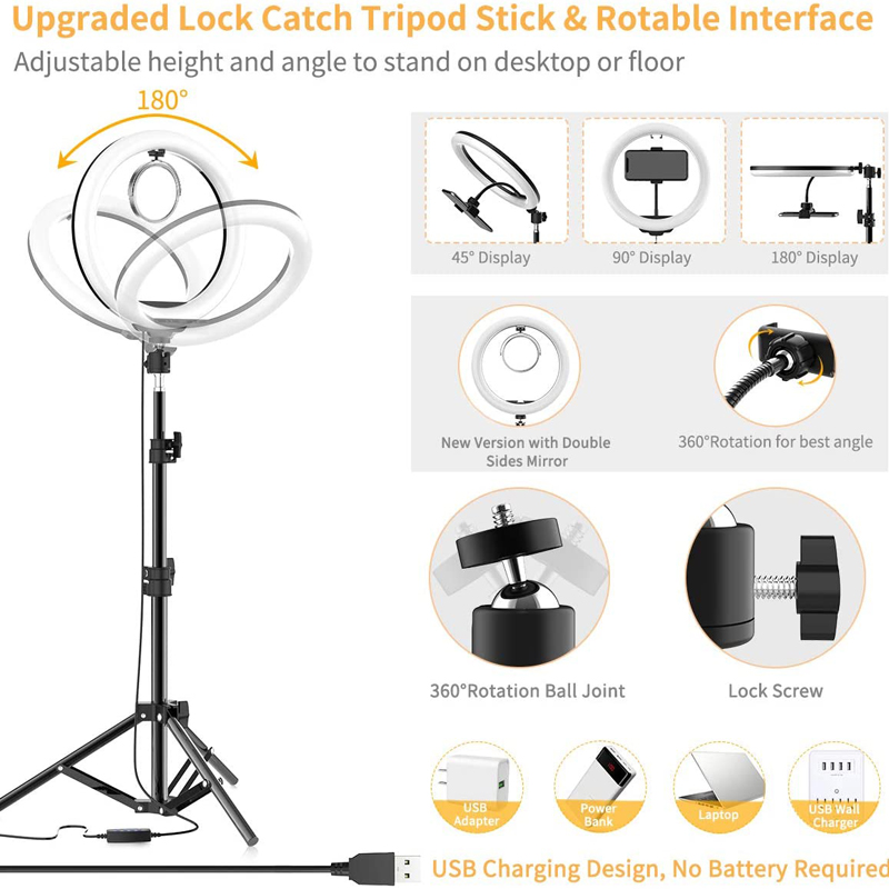 Lampu Video 16/26/33cm Selfie  - Photography Lighting Stick ulasan dan harga