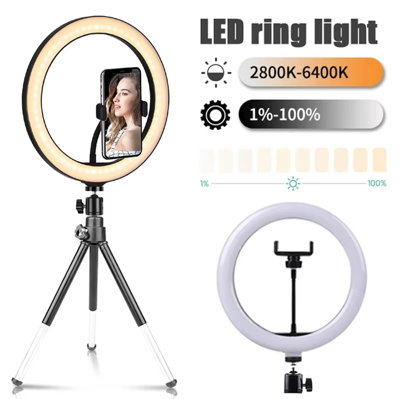 Lampu Cincin Selfie 10 inci, L - Photography Lighting Wand ulasan dan harga