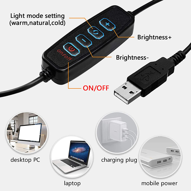 Lampu Cincin Swafoto LED 10 In - Photography Lighting Wand ulasan dan harga