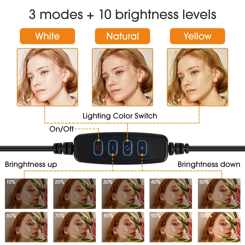 Lampu Cincin Swafoto LED 10 In - Photography Lighting Wand ulasan dan harga