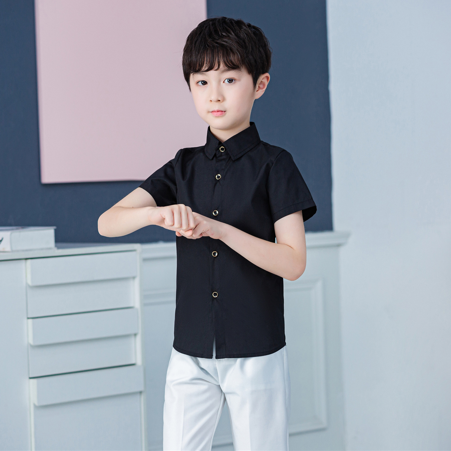 Kemeja Biru Muda Musim Panas A - Photography Lighting For Clothing ulasan dan harga