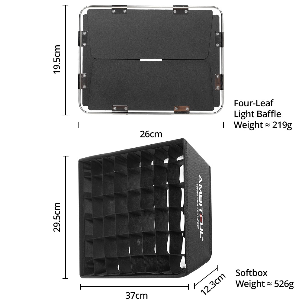 AMBITFUL P35R, Lampu Panel Vid - Photography And Videography Lighting ulasan dan harga