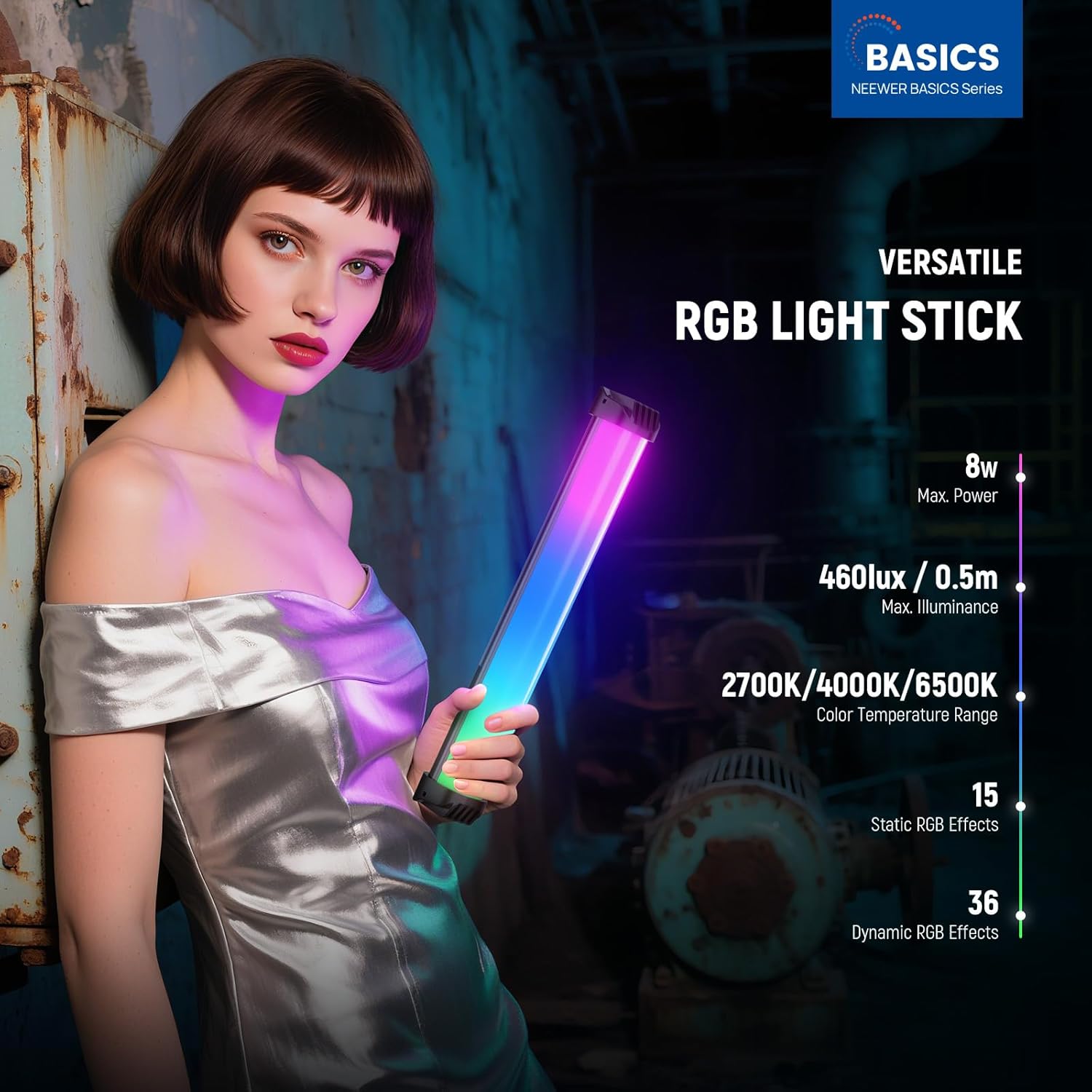 NEEWER Basics 12 inci Lampu To - Photography Lighting Stick ulasan dan harga